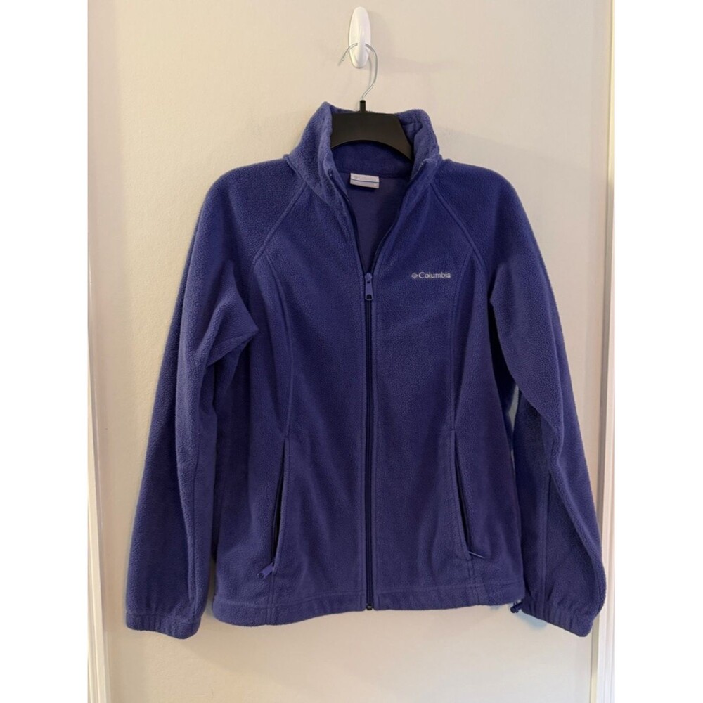 Columbia Women’s Purple Full Zip Fleece Jacket Medium